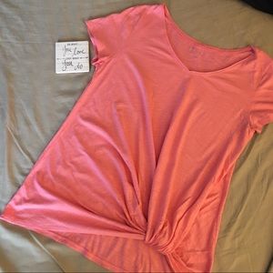 Coral pink top